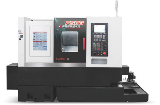 เครื่อง lathes CNC สําหรับการตัดหนักที่มี Servo Programmable Tailseat และ spindle มอเตอร์