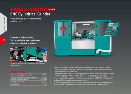 เครื่องบดกระบอกแม่นยําขนาด 200 มม กว้างล้อบดและการบริโภคพลังงาน 2.2KW